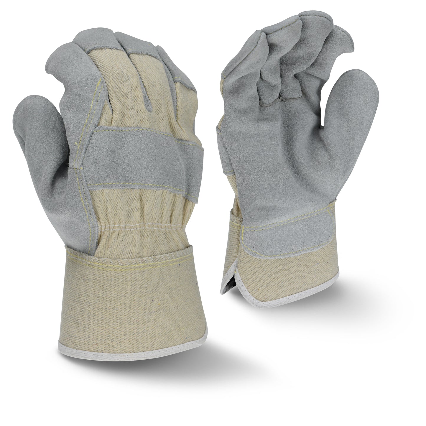 RWG3400W Side Split Gray Cowhide Leather Glove - Size 2X