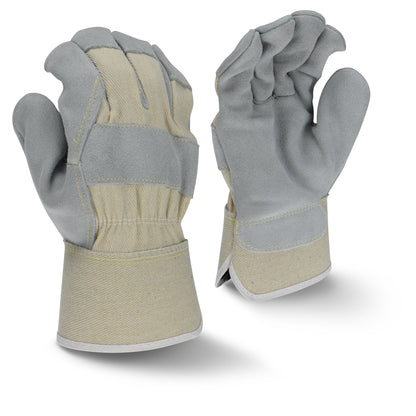 RWG3400W Side Split Gray Cowhide Leather Glove - Size 2X