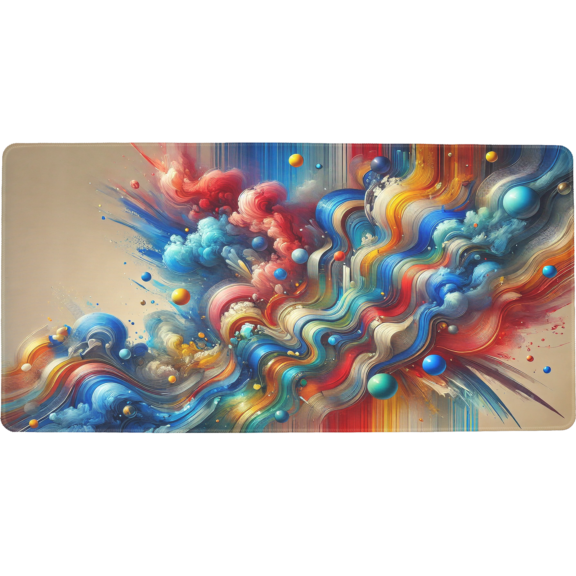 White Flexible Desk Pad