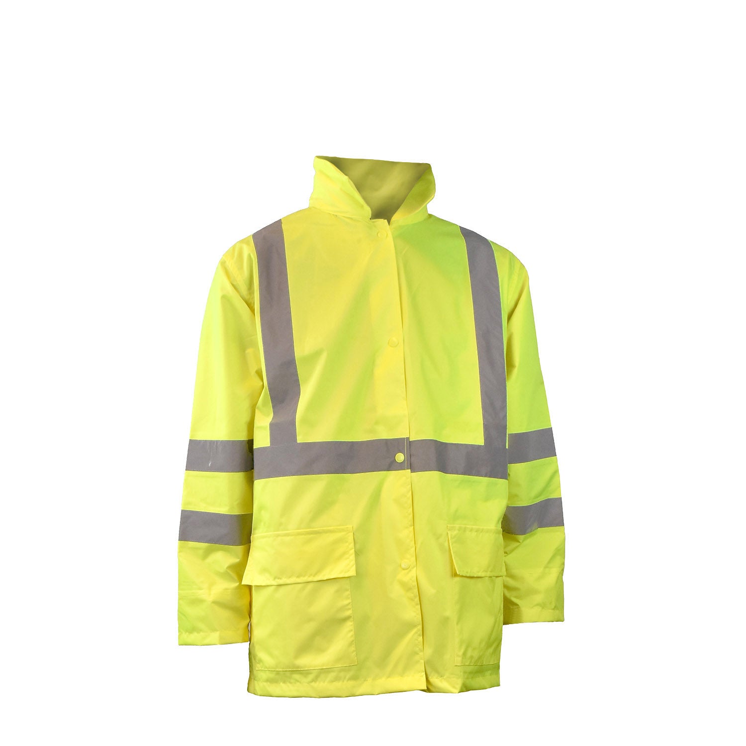 RW10-3S1Y Lightweight Rain Jacket - Hi-Vis Green - Size XL
