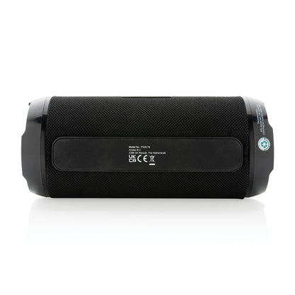 Black RCS Recycled Plastic Soundboom Waterproof 6W Speaker