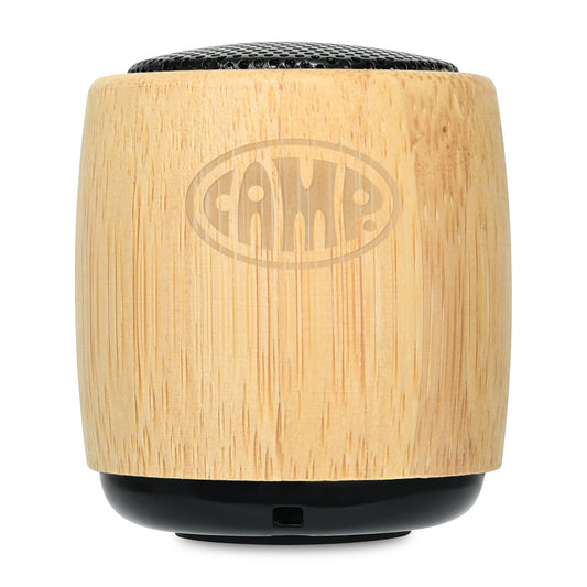 Bamboo Reed Mini Circle Wireless Speaker