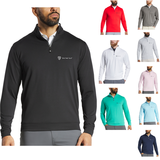 Black FootJoy Men's Approach 1/4 Zip  - S