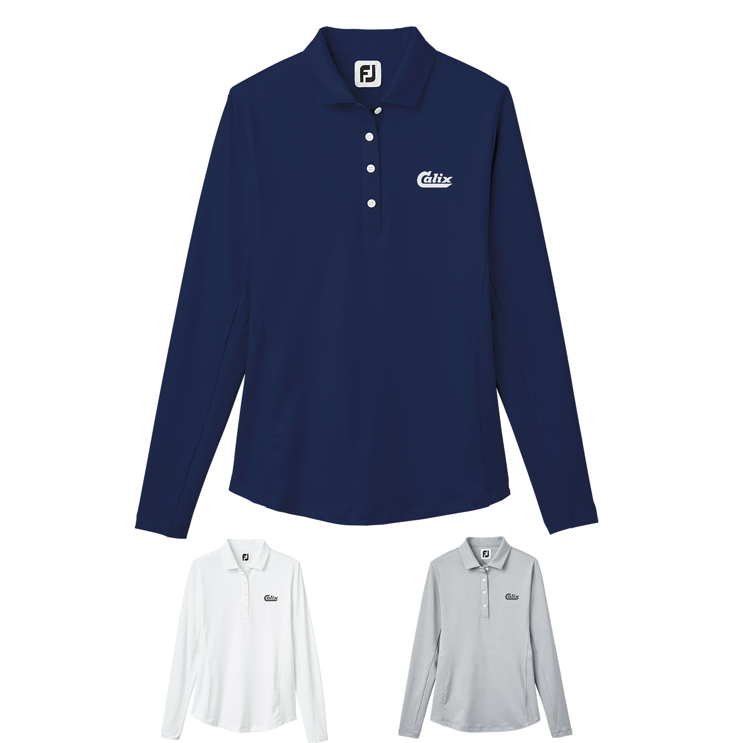 Heather Grey Footjoy Womens Long Sleeve Sun Protection Shirt  - L