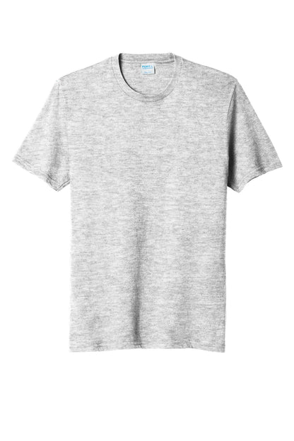 Front View of Ash Port & Company Fan Favorite Blend Tee. PC455