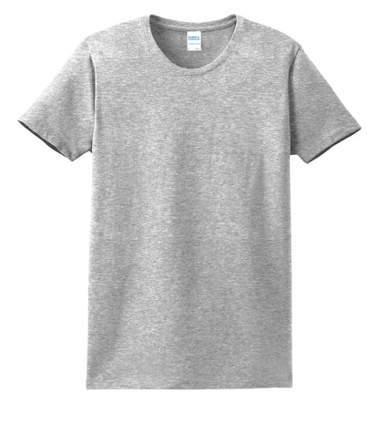 Front View of Ash Port & Company Women's Essential Tee. LPC61