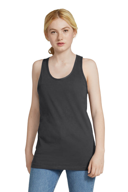 Front View of Asphalt American Apparel Fine Jersey Unisex Tank 2408