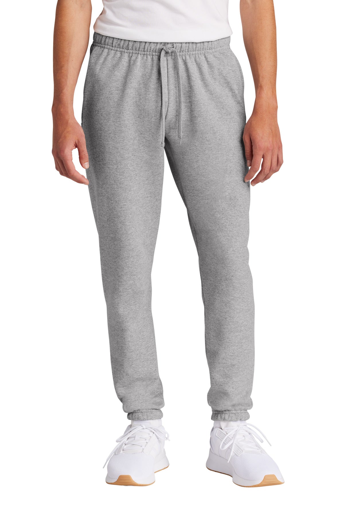 Front View of AthlHthr Port & Company Core Fleece Sweatpant PC78SP