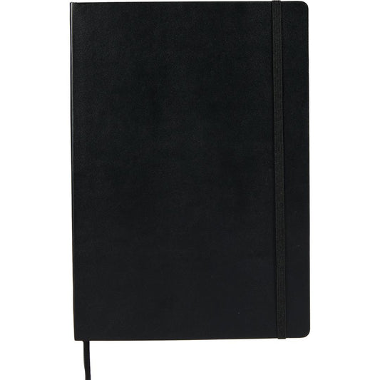 Front View of Black LEUCHTTURM1917 7" x 10" Soft Composition Notebook plain