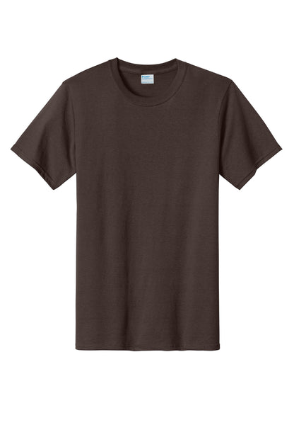 Front View of Brown Port & Company Tall Essential Tee. PC61T