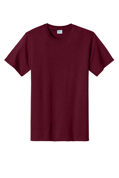 Front View of Cardinal Port & Company Tall Essential Tee. PC61T