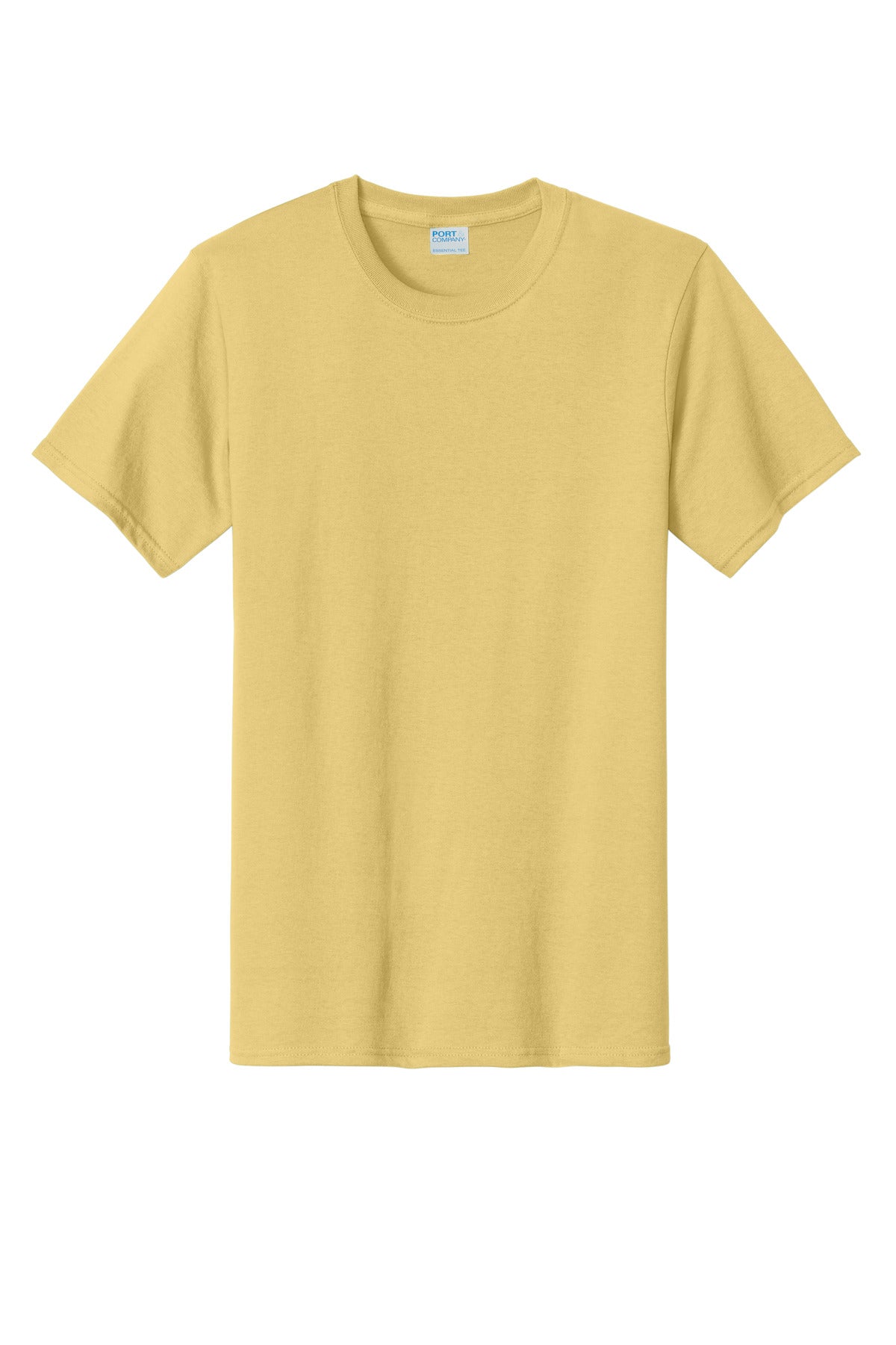 Front View of Daffodil Ylw Port & Company Tall Essential Tee. PC61T