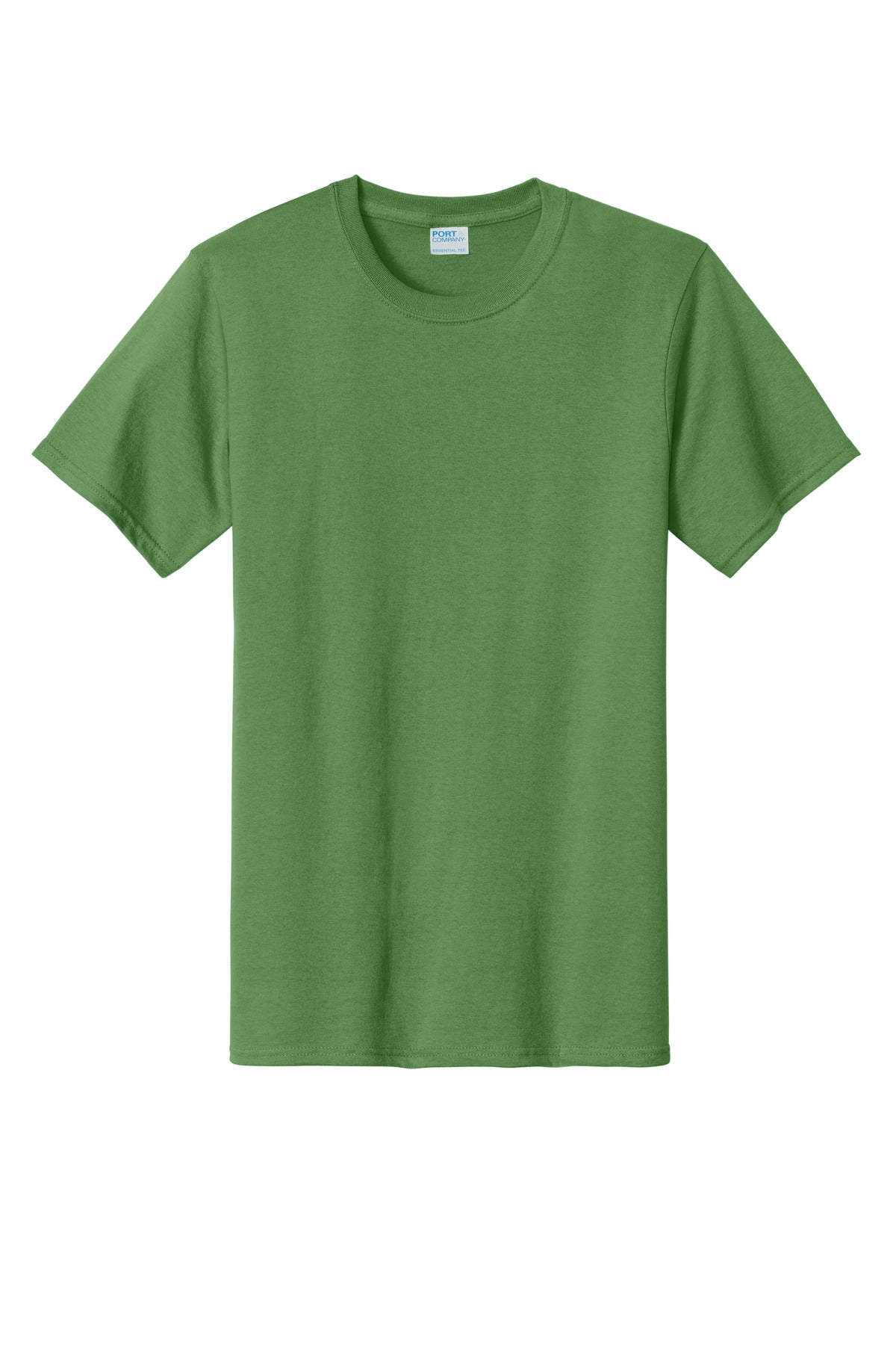 Front View of Dill Green Port & Company Tall Essential Tee. PC61T