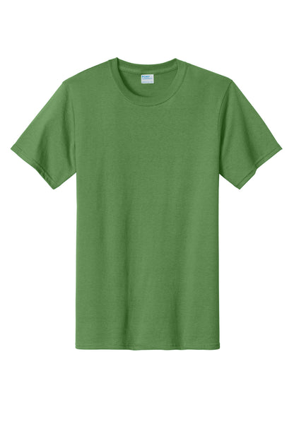 Front View of Dill Green Port & Company Tall Essential Tee. PC61T