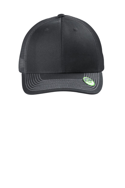 Front View of GreySteel Port Authority Eco Snapback Trucker Cap C112ECO