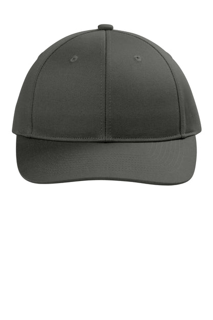 Front View of GreySteel Port Authority Snapback Cap C118