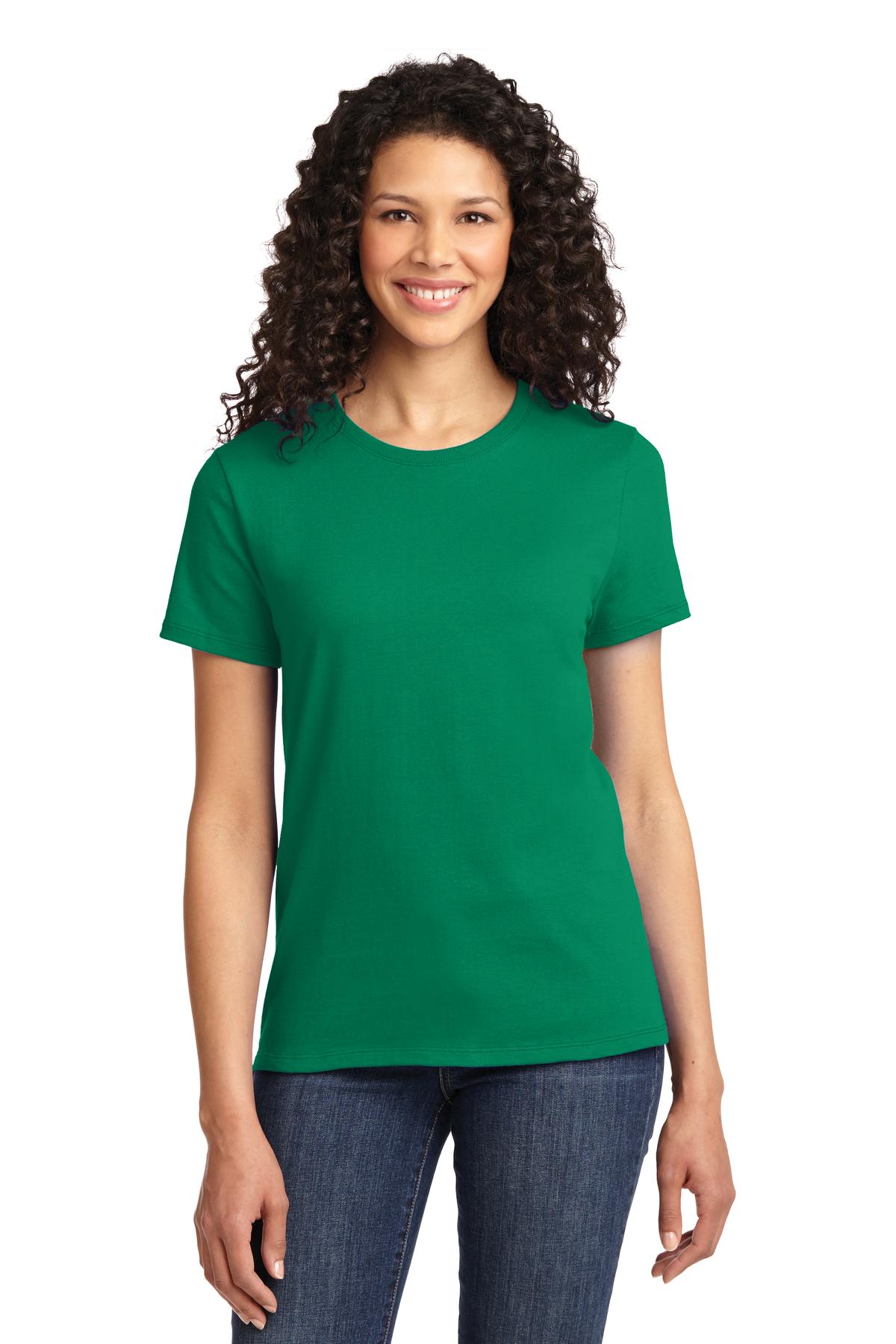 Front View of Kelly Port & Company Women's Essential Tee. LPC61