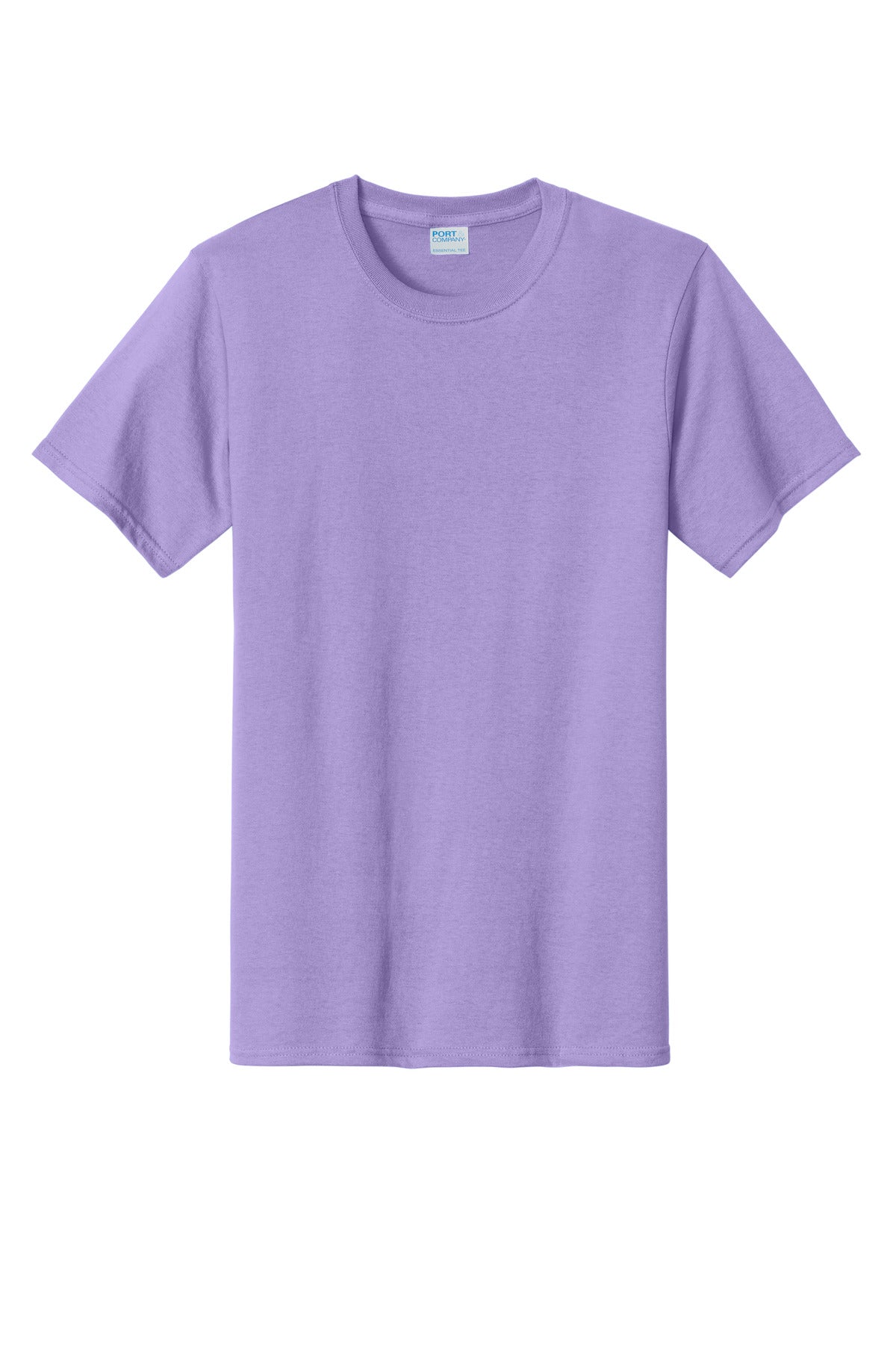 Front View of Lavender Port & Company Tall Essential Tee. PC61T
