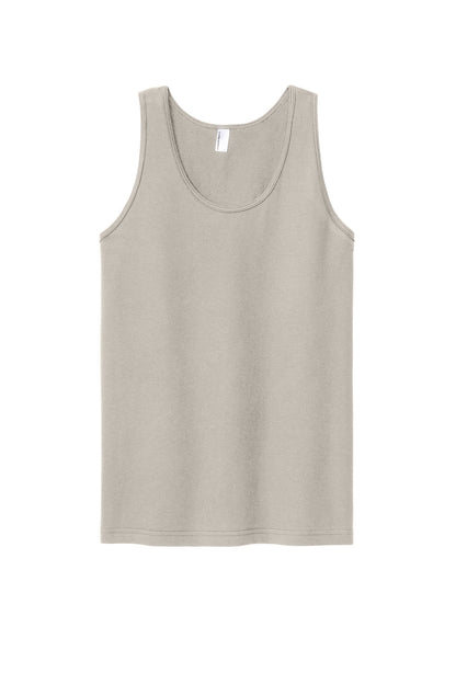 Front View of NewSilver American Apparel Fine Jersey Unisex Tank 2408