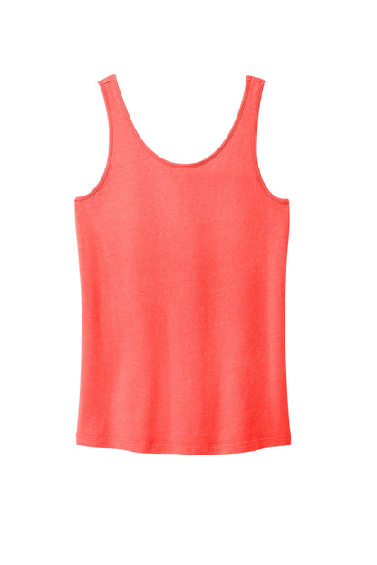 Front View of Poppy Port & Company Women's Beach Wash Garment-Dyed Tank LPC099TT