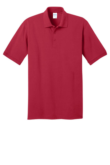 Front View of Red Port & Company Core Blend Jersey Knit Pocket Polo. KP55P