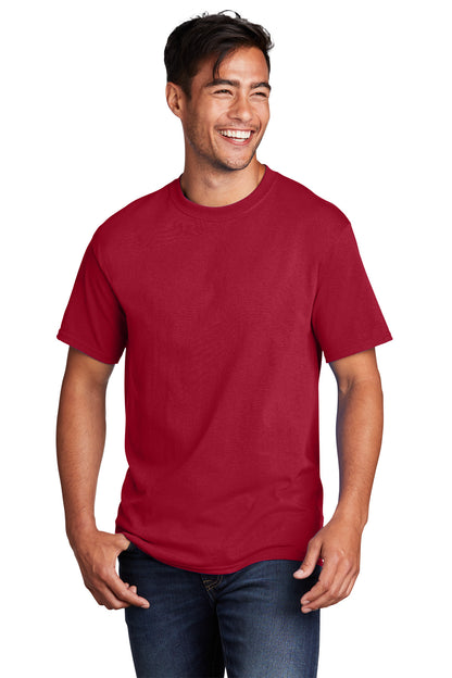 Front View of Red Port & Company Core Cotton DTG Tee PC54DTG