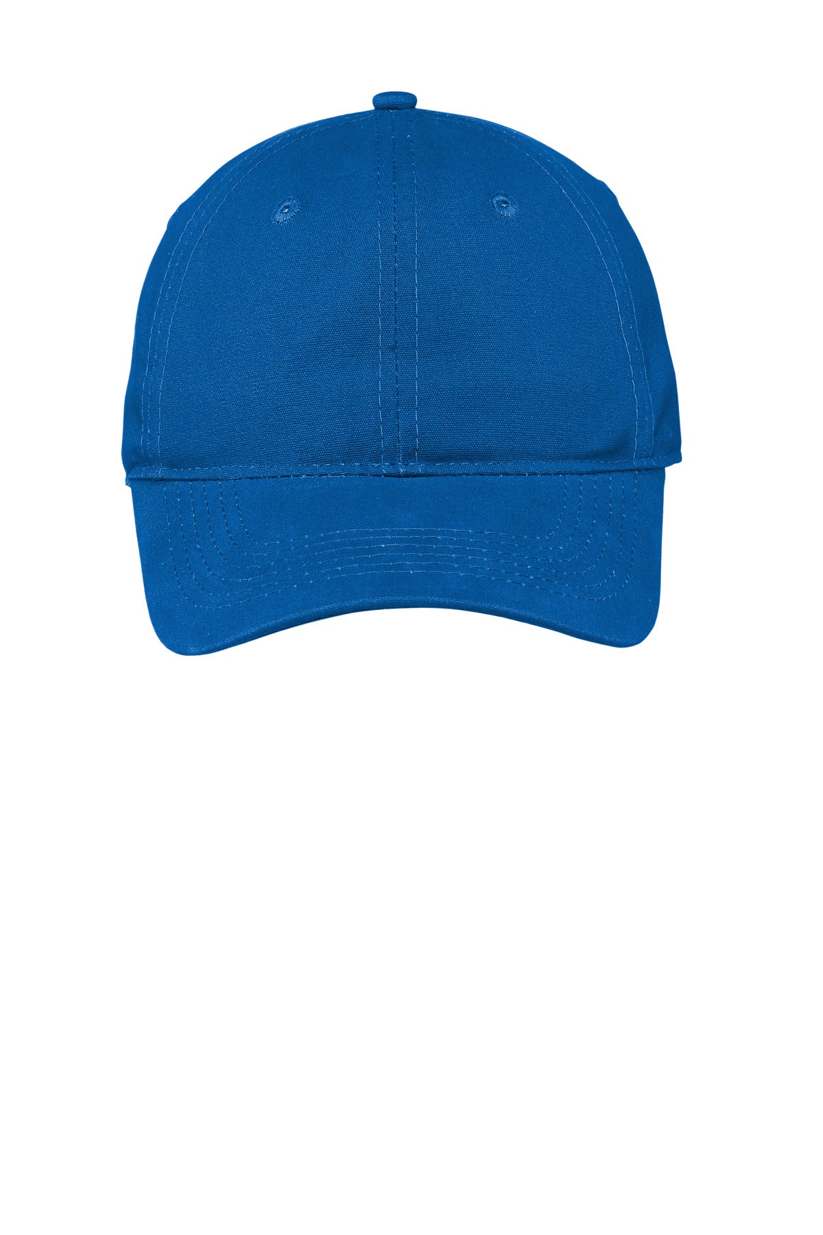 Front View of Royal Port & Company Soft Brushed Canvas Cap. CP96