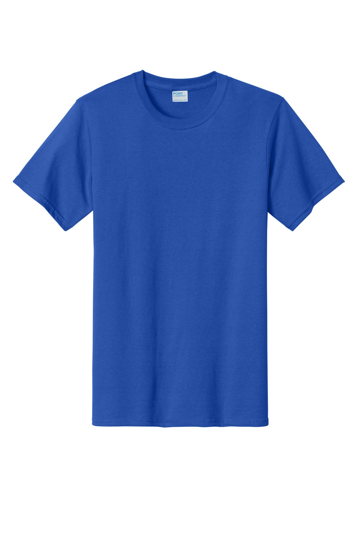 Front View of Royal Port & Company Tall Essential Tee. PC61T