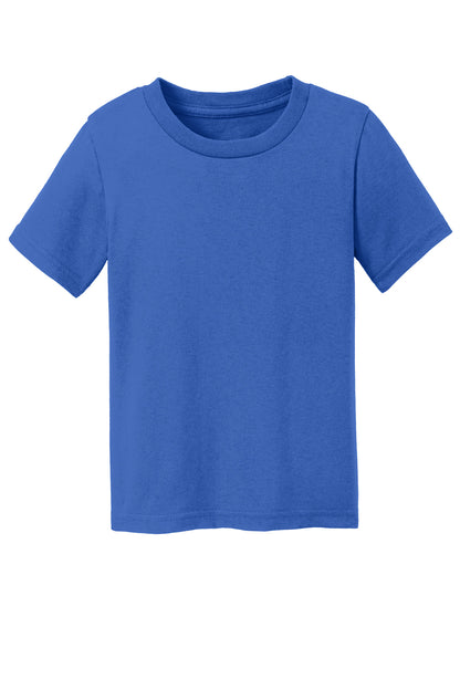 Front View of Royal Port & Company Toddler Core Cotton Tee. CAR54T