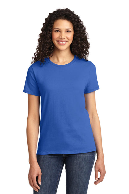 Front View of Royal Port & Company Women's Essential Tee. LPC61