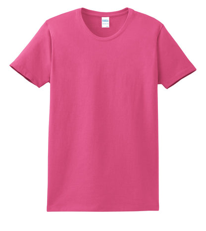 Front View of Sangria Port & Company Women's Essential Tee. LPC61