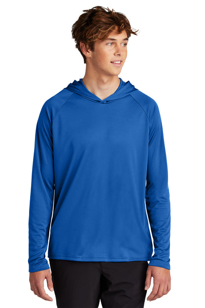 Front View of TrueRoyal Port & Company Performance Pullover Hooded Tee PC380H