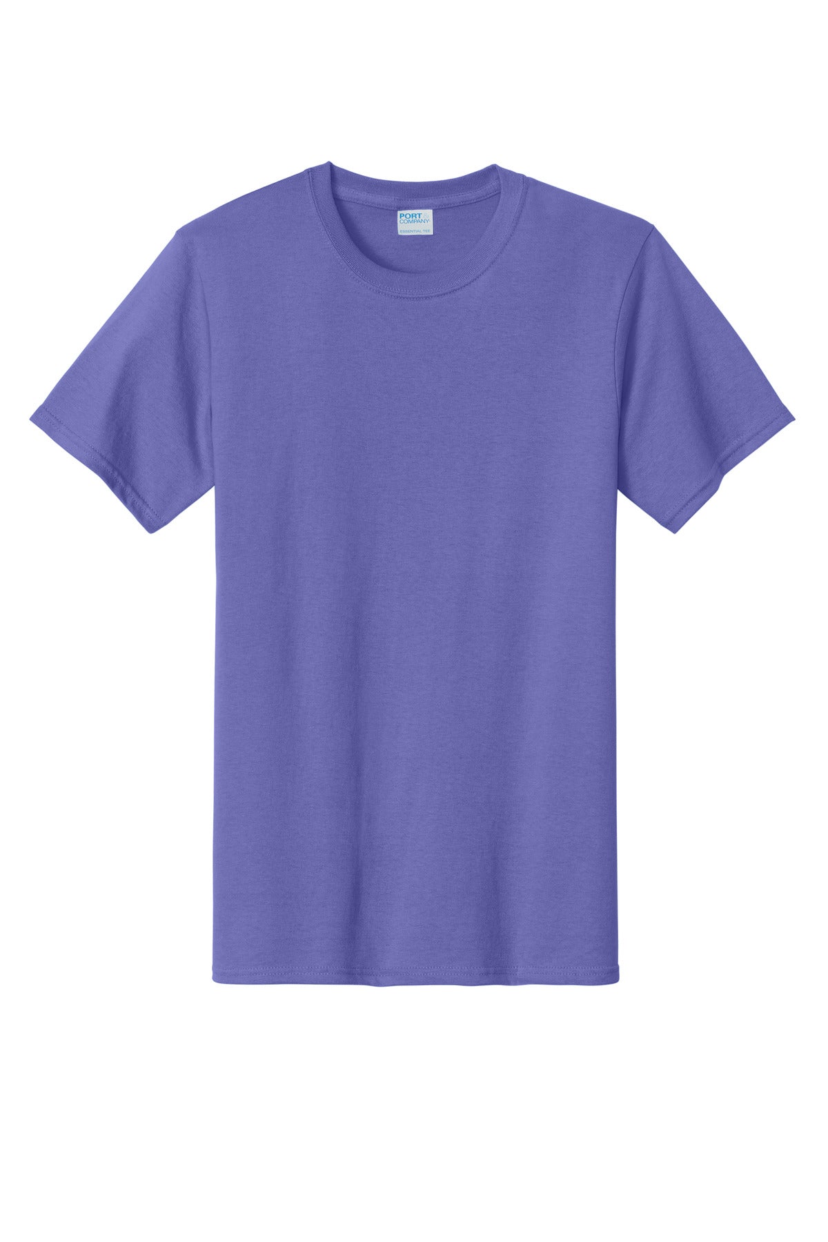 Front View of Violet Port & Company Tall Essential Tee. PC61T