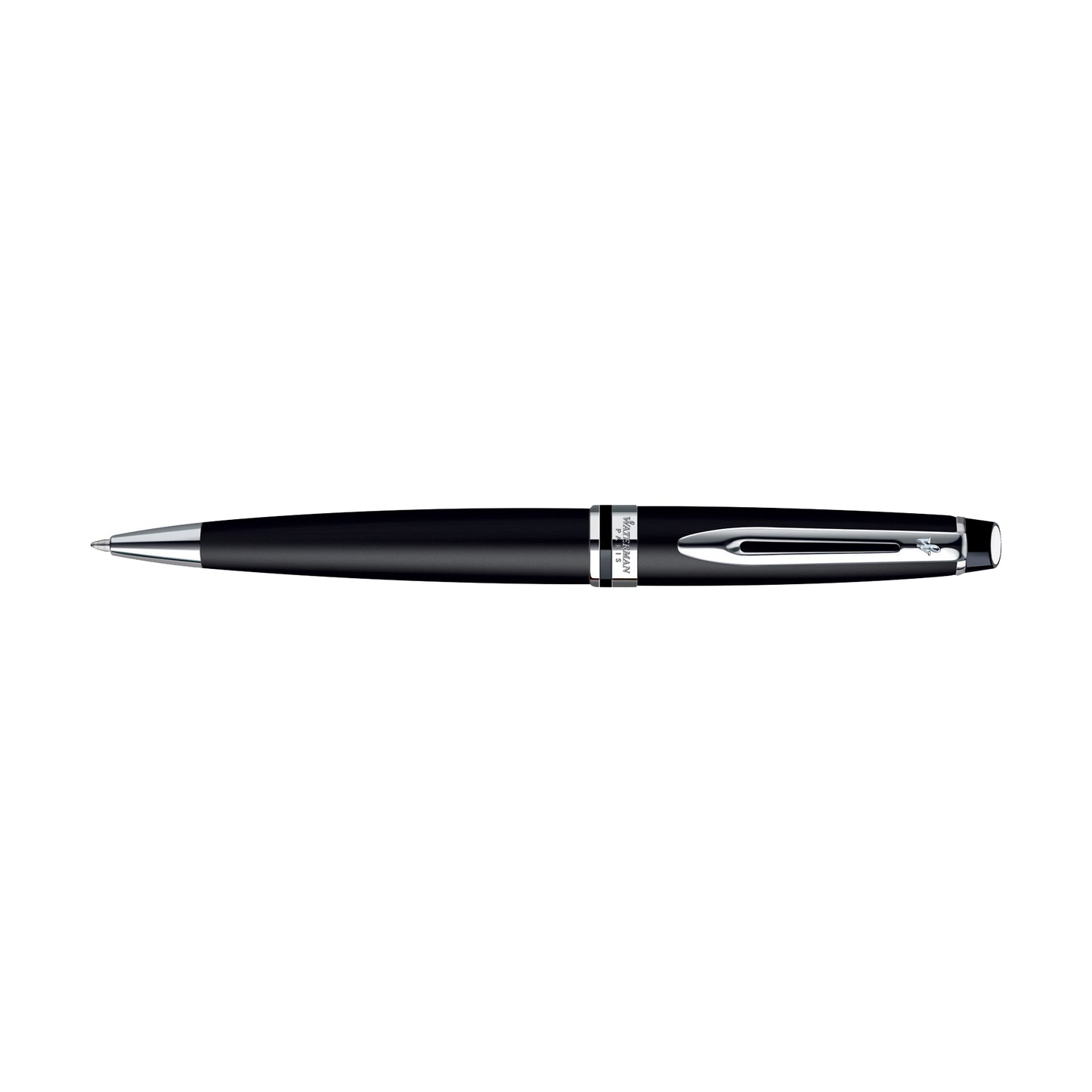 Black Matte - Silver Trim Waterman Expert Ballpoint - Matte