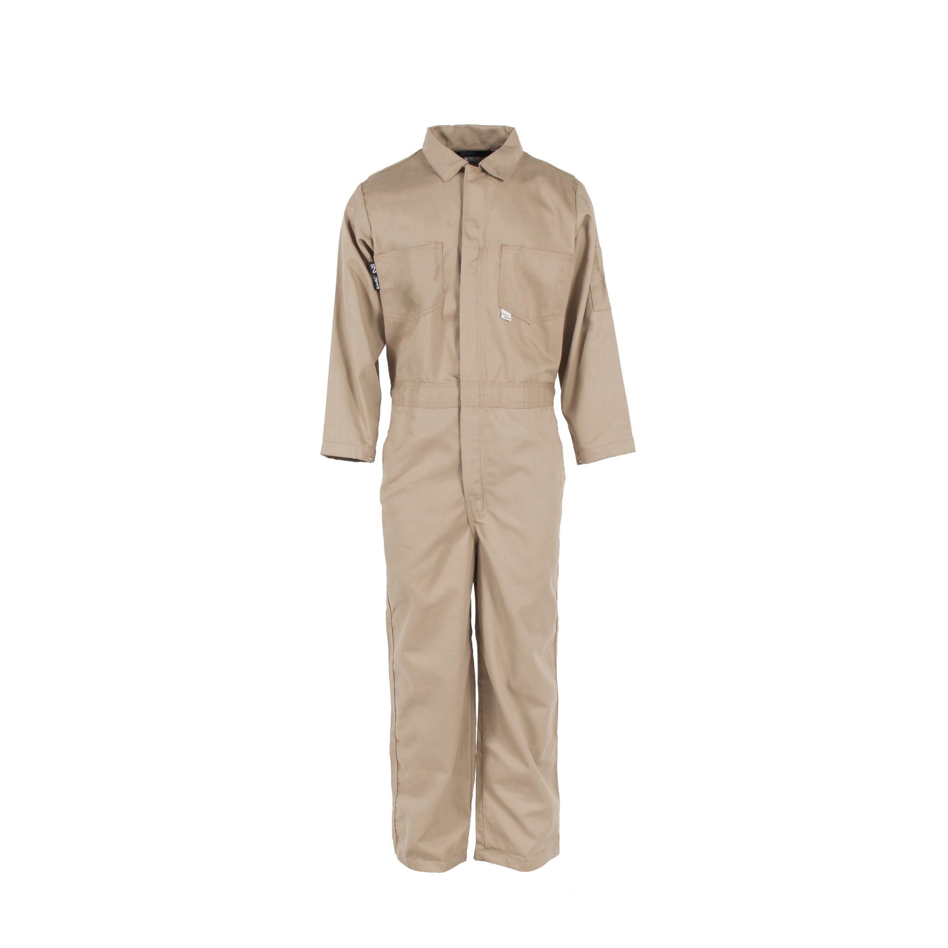 VI7CA 7 oz Indura® FR Coverall (CAT 2) - Khaki - Size XL