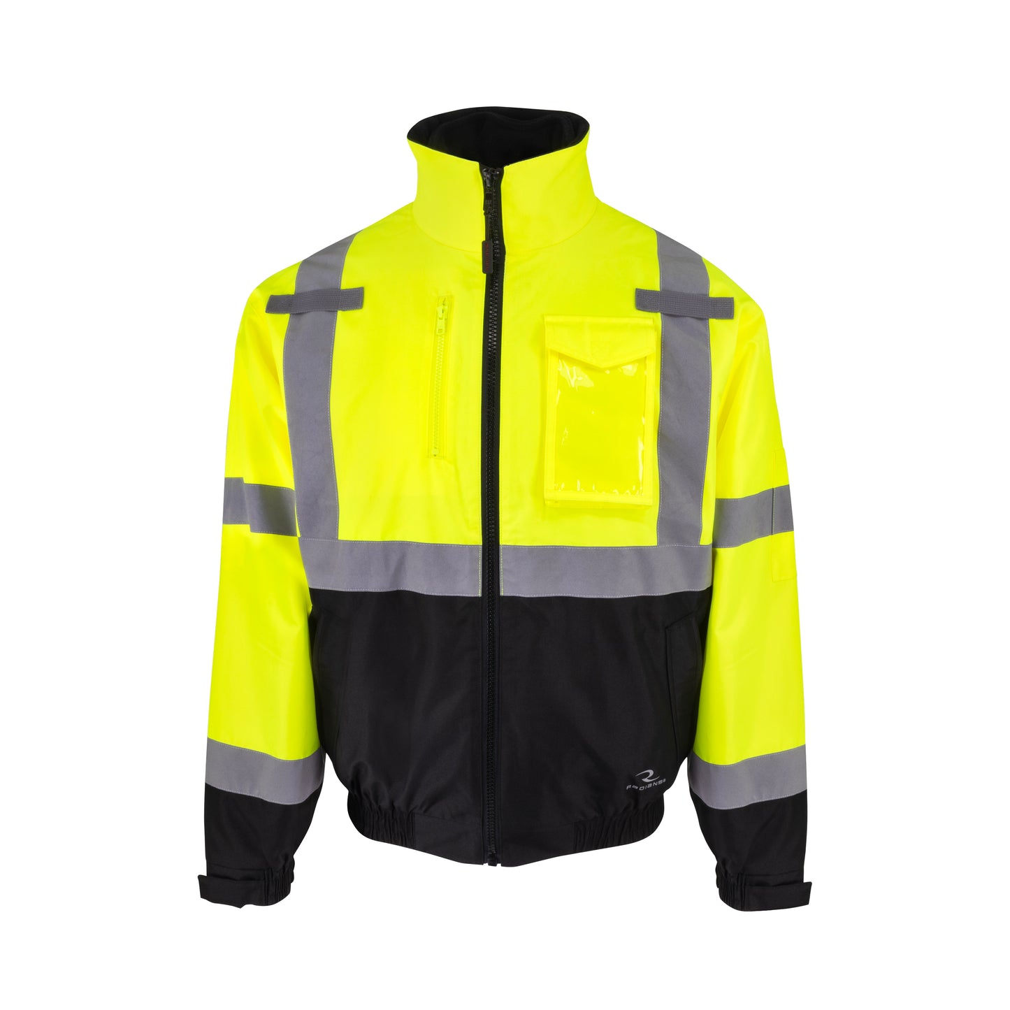 RHG-SJ13 3-in-1 Bomber Jacket with Inner Heated Vest Kit with Battery - Hi-Vis Green - Size 2X