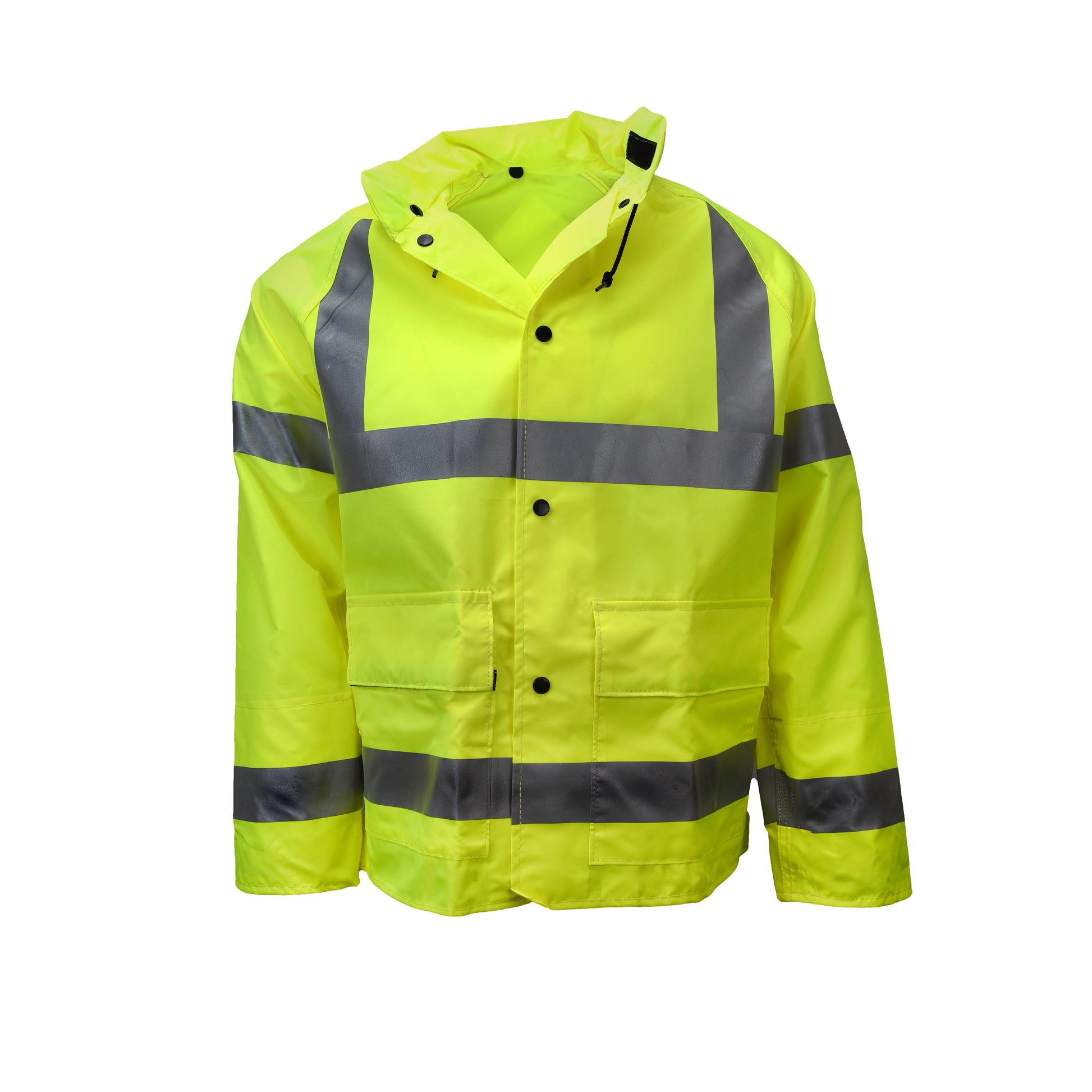 7002AJ Telcom series Jacket with Hood - Lime - Size 4X