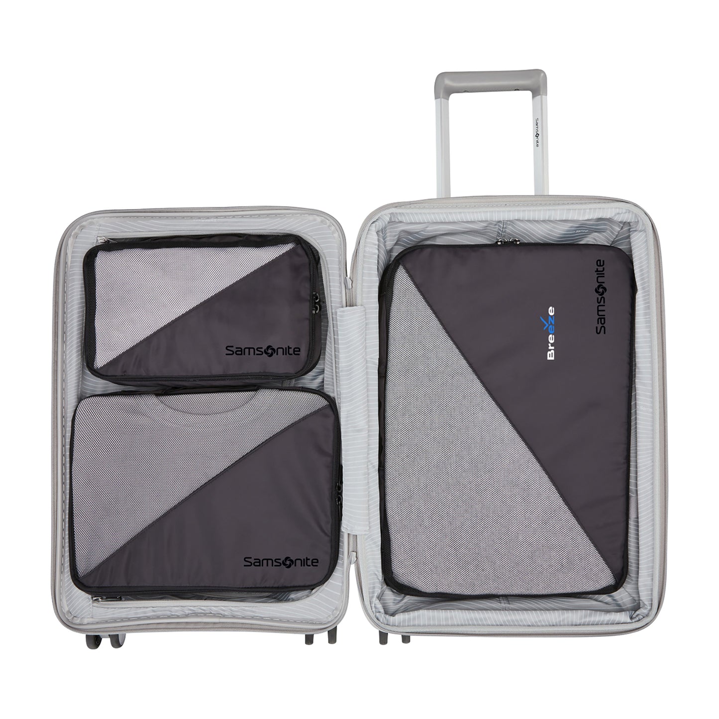 Black Samsonite 3 Piece Compression Packing Cube Set