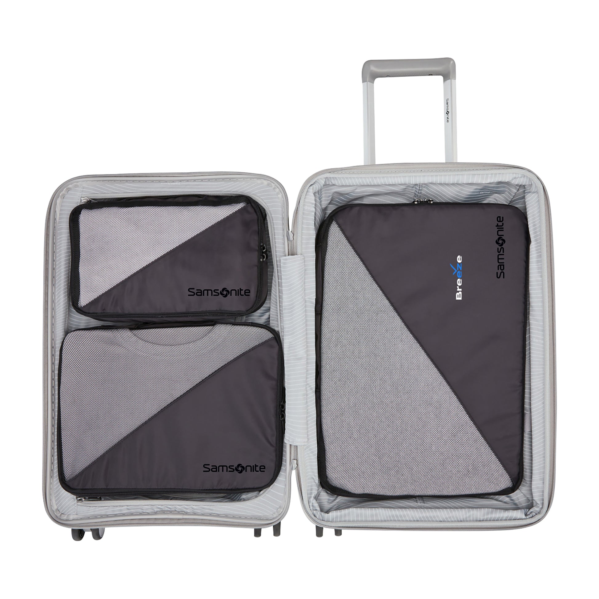 Black Samsonite 3 Piece Compression Packing Cube Set