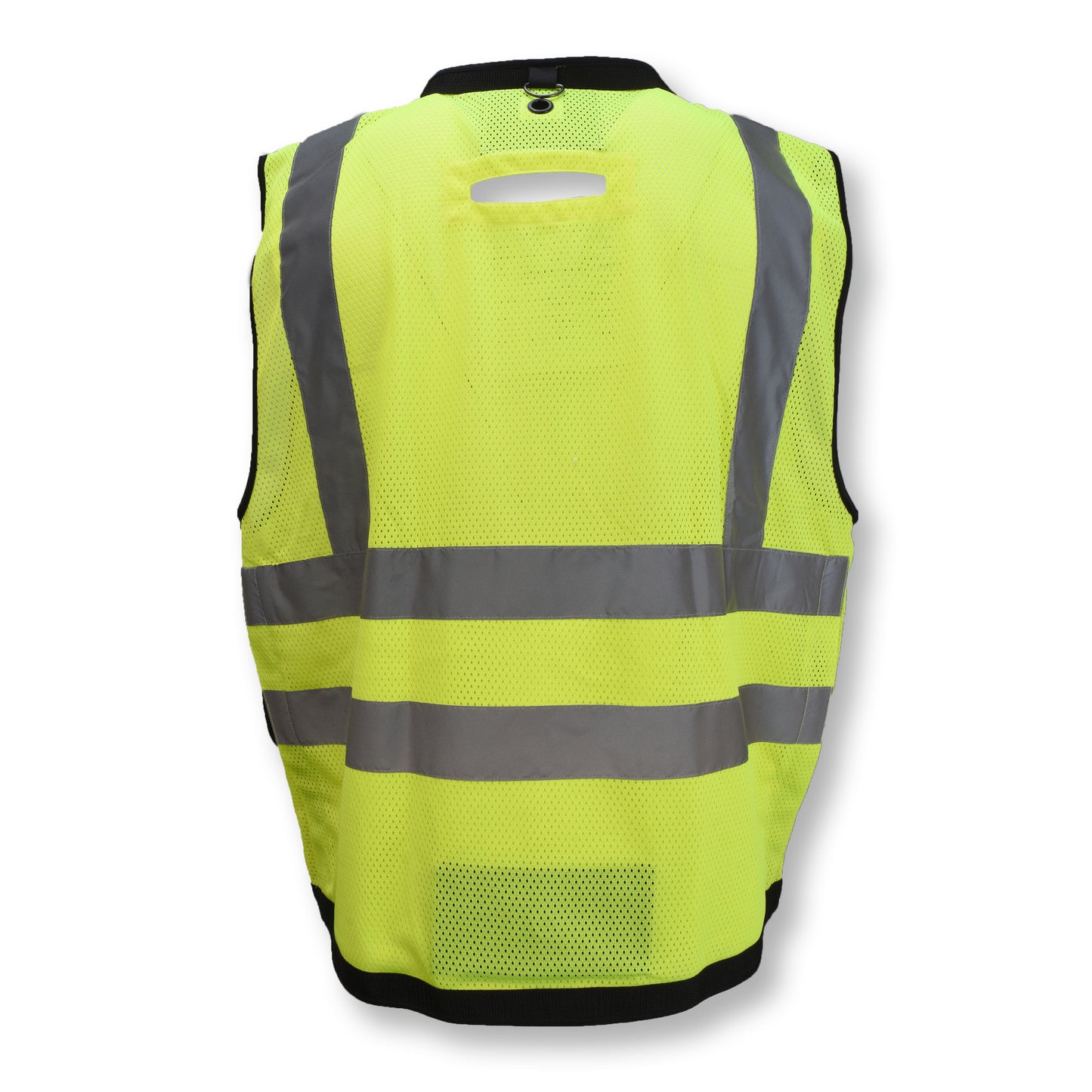 SV59ZT Heavy Duty Surveyor Tether Vest with Zipper - Green - Size 2X