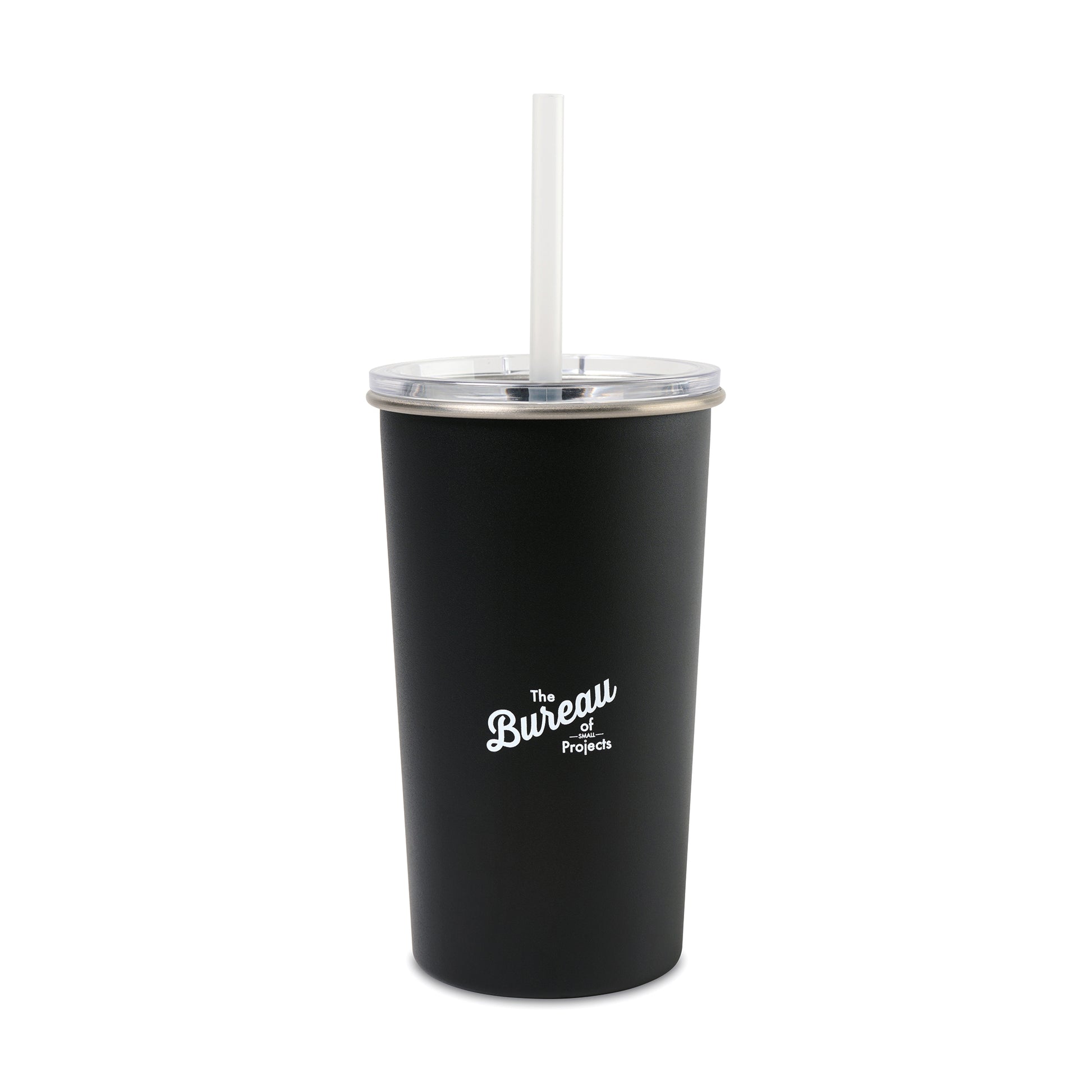Black Arlo Classics Stainless Steel Tumbler with Straw - 20 Oz.