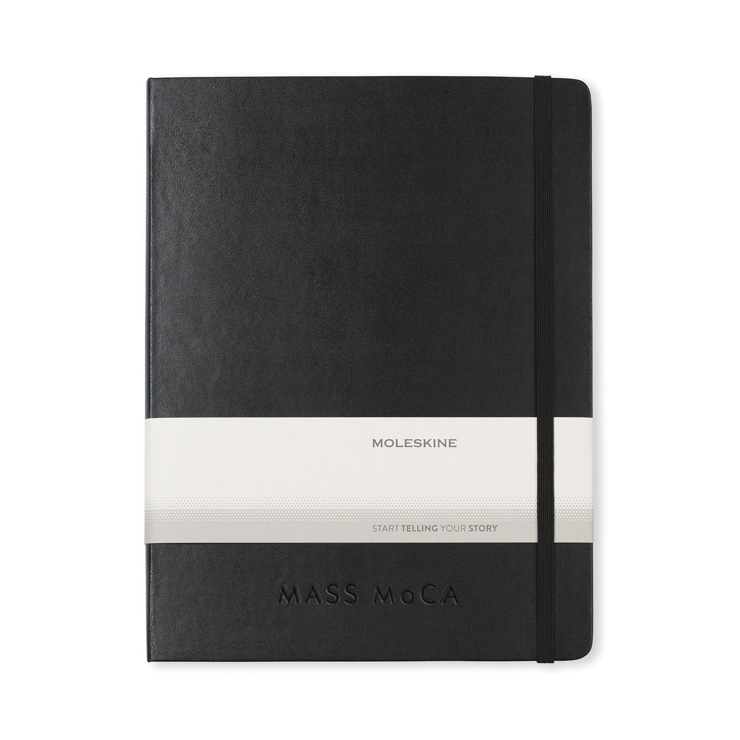 Black Moleskine® Hard Cover X-Large Double Layout Notebook