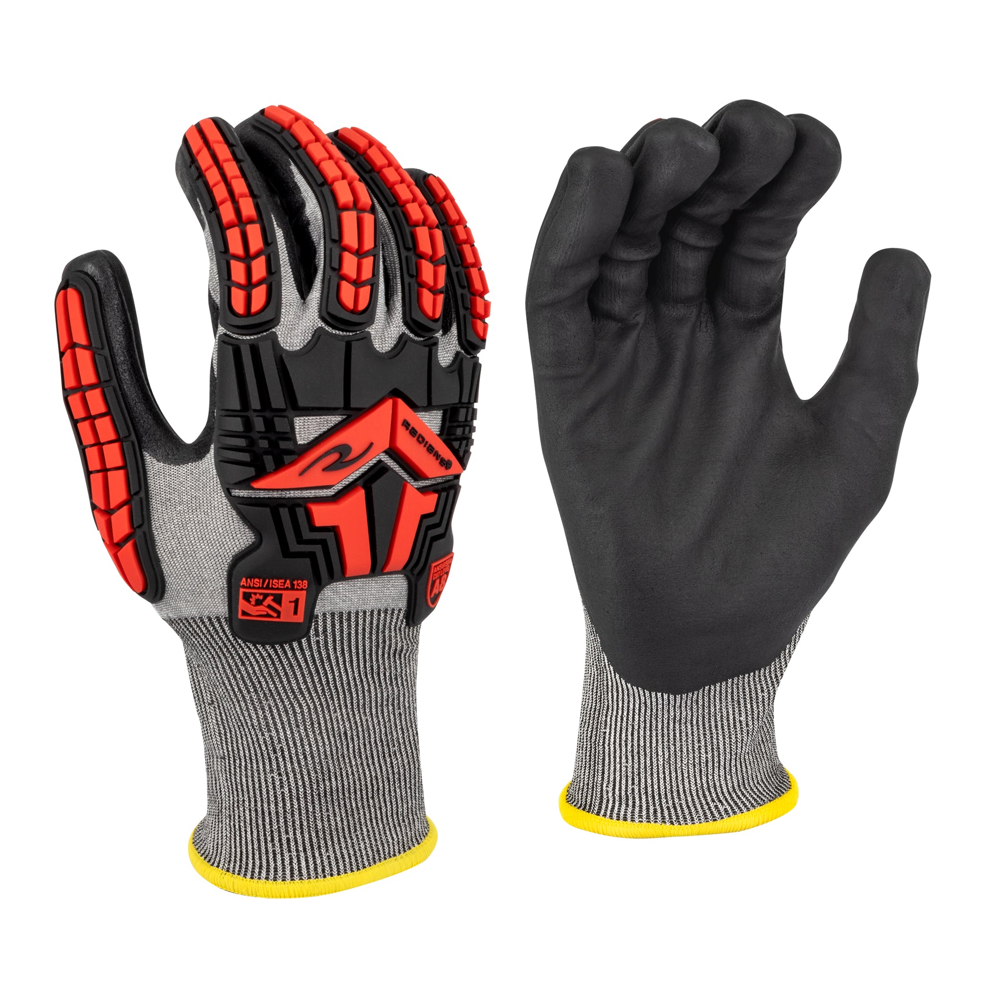 RWG581 Cut Level A8 Foam Nitrile Coated Glove with TPR Impact Protection - Size XXL