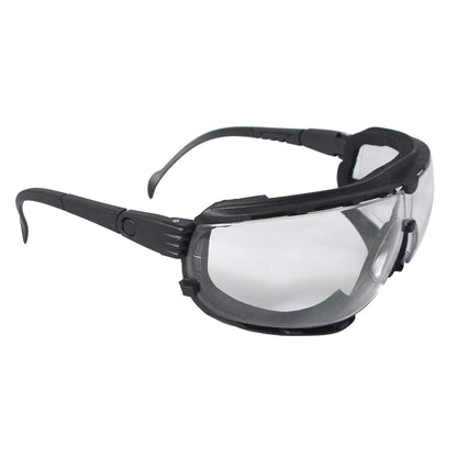 Dagger™ Foam Lined Safety Goggle - Black Frame - Clear Anti-Fog Lens