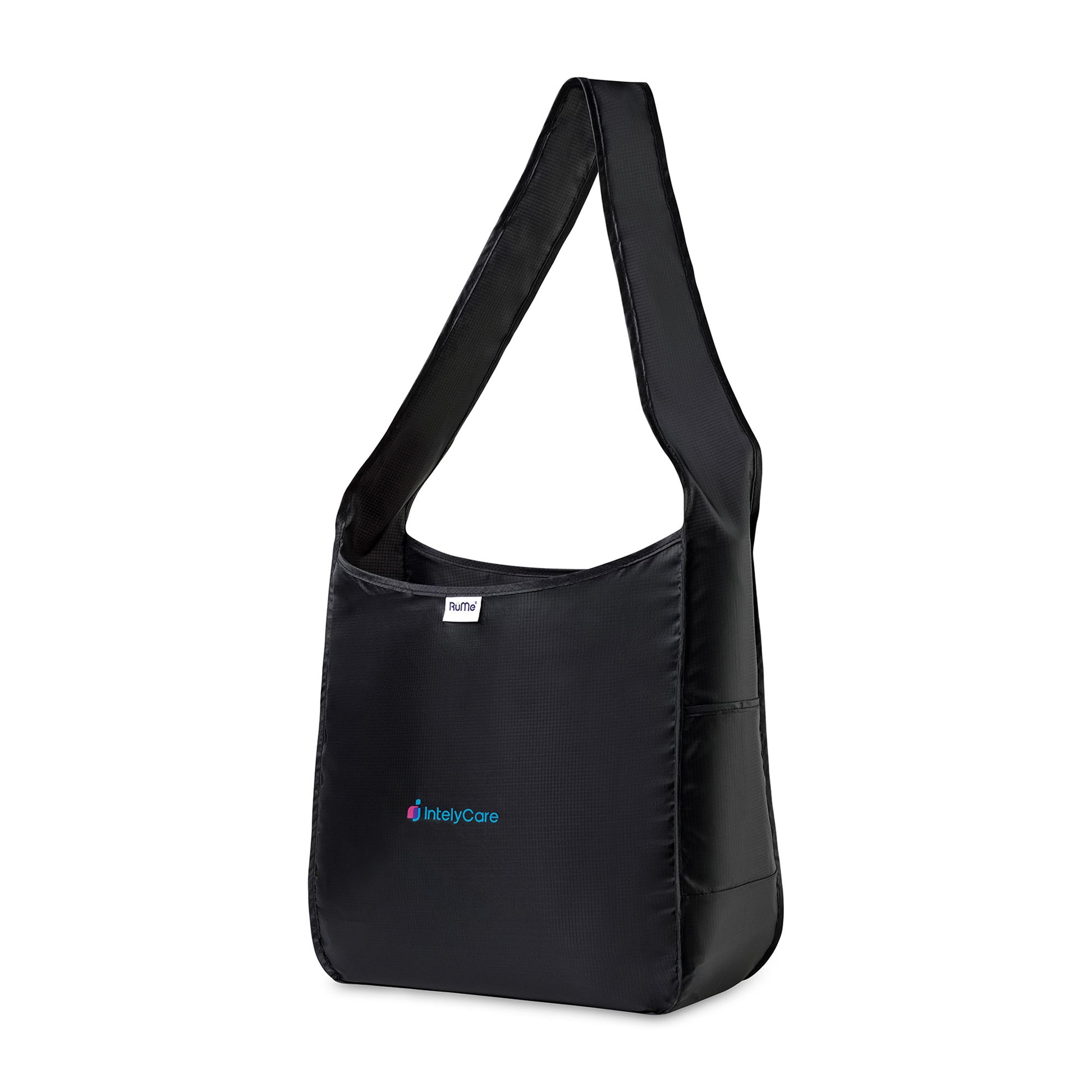 Black RuMe® Recycled Crossbody Tote
