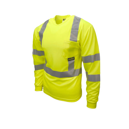 ST21 Class 3 Long Sleeve T-Shirt with Max-Dri™ - Green - Size XL