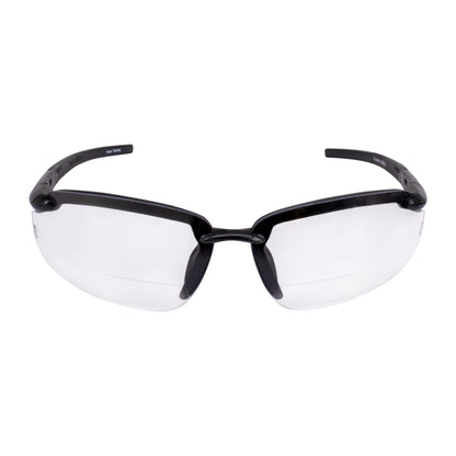 ES5 Bifocal Safety Eyewear - Crystal Brown Frame - HD Brown Lens - 1.5 Diopter