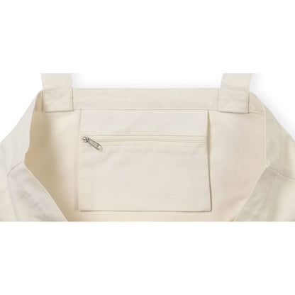 AWARE™ Recycled Cotton Shopper Tote with Interior Zip Pocket