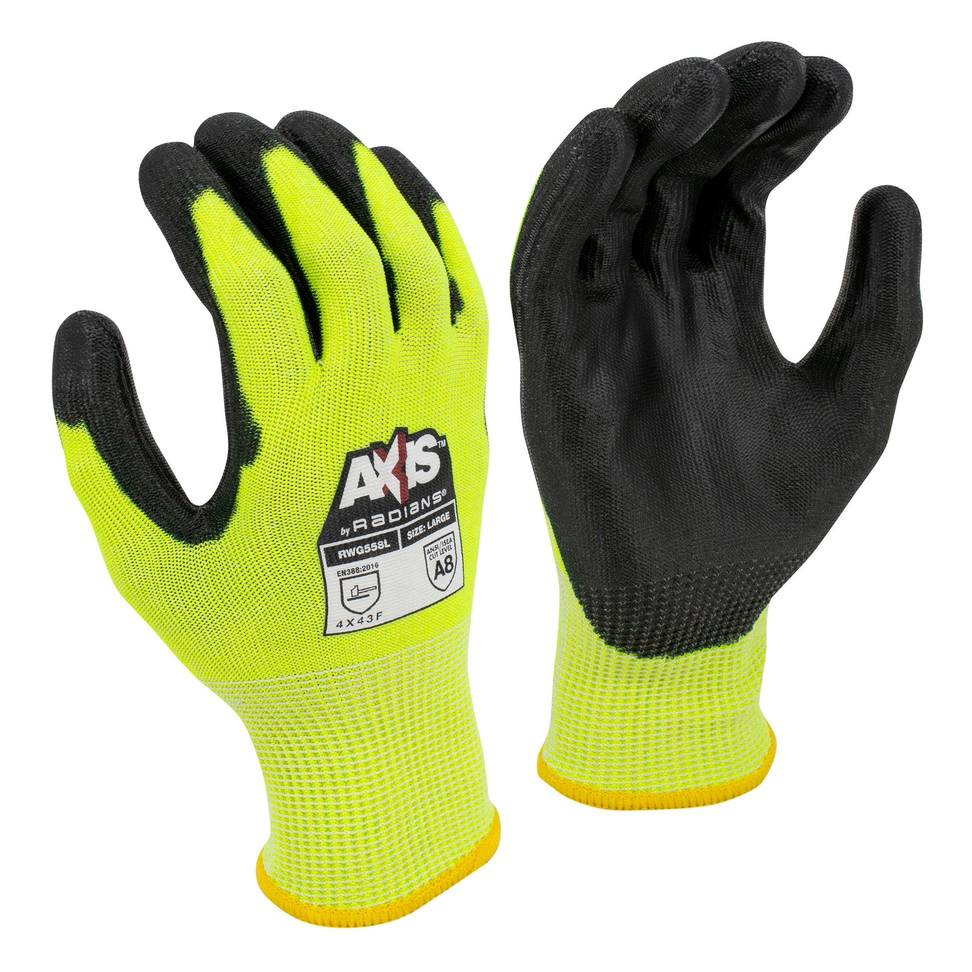 RWG558 AXIS™ Cut Protection Level A7 PU Coated Glove - Size 2X
