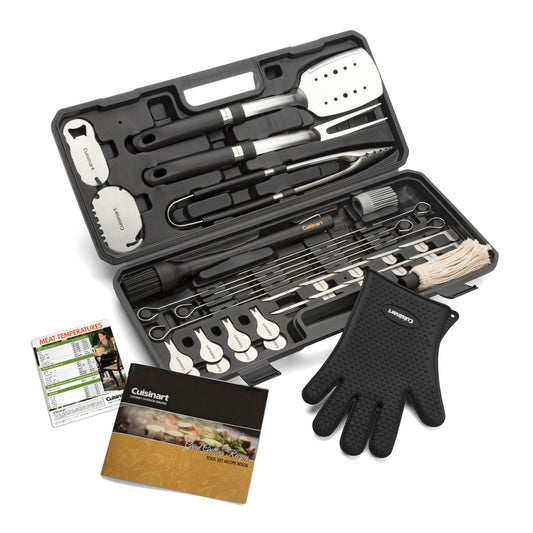 Black Cuisinart Outdoors® 36 Piece Backyard BBQ Tool Set